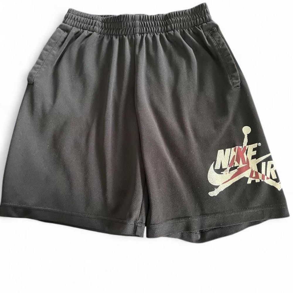 Michael Jordan Nike Air Black Athletic Shorts with Pockets Boys Medium